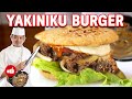 Make a JUICY Yakiniku Beef Burger at Home | Japanese Recipe