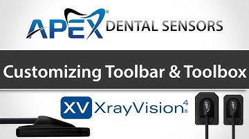 Apteryx XrayVision Customizing Toolbar & Toolbox - Apex Dental Sensors - Training