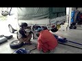 ダース号シャコタン計画!純正流用及びリーフ逆組で車高は下がるのか!?