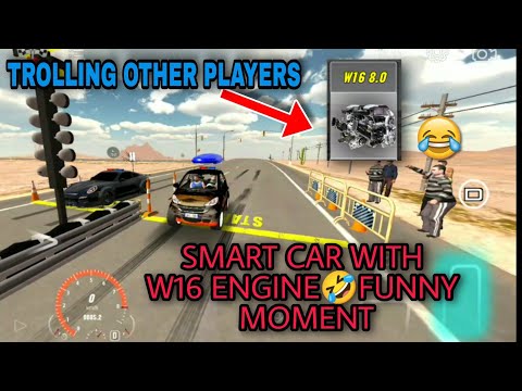 what if smartfortwo have w16 engine? how fast it could be?  car parking multiplayer roleplay