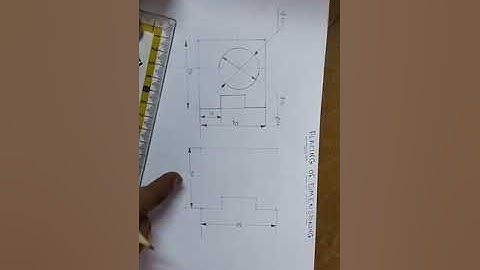 Engineering Drawing Dimension Practice in Telugu