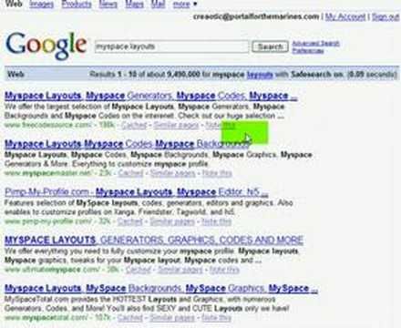 MySpace How to Add URL and Theme to Profile