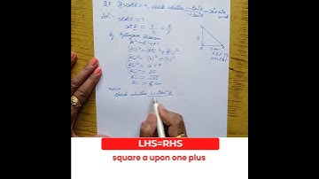 Class - 10 Ex 8.1 Q8 #cbse #chapter8introductiontotrigonometry #class10 #ncert #trigonometry #love