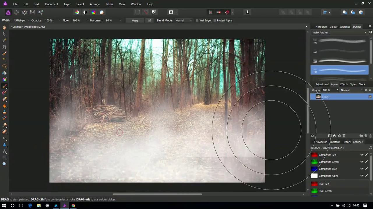 Painter Packed Bristles for Affinity Designer - DAUB