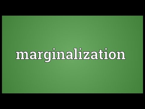 Marginalization Meaning