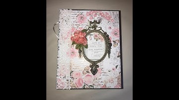 BEGINNERS MINI ALBUM TUTORIAL PART 2 PRIMA APRICOT HONEY SHELLIE GEIGLE JS HOBBIES AND CRAFTS