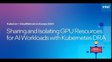 Sharing and isolating GPU resources for AI workloads with Kubernetes DRA