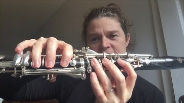 D Major Arpeggio for Clarinet