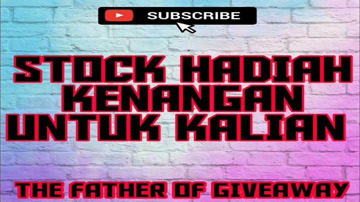 STOCK HADIAH KENANGAN UNTUK KALIAN