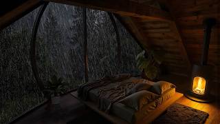 [NO ADS] Deep Sleep Music with Gentle Rain and Piano Melodies | Fireplace Sounds for Insomnia screenshot 5