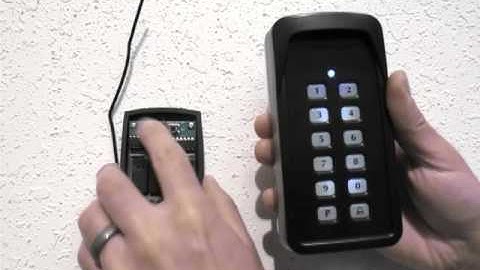 How To Learn Entry Codes Into Estate Swing 4-Channel Residential Keypad