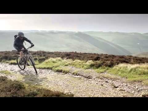 Mountain biking on Black Combe in the Western Lake District, Cumbria