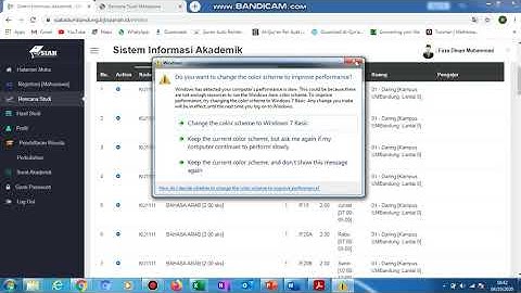 Cara mengisi KRS di siakad UMBandung