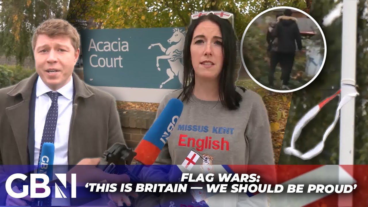 ‘They’re tearing down our flags’: Patrick Christys investigates flag war in Faversham