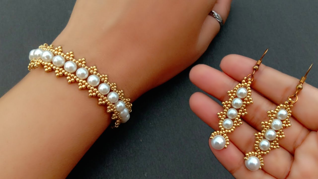 Pearl Jewelry MakingBracelets  EarringsHandmade Jewelry Useful   Easy  YouTube