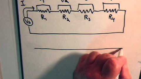 Electrical Circuit Analysis Video #1: Simple Series Circuit & Voltage Divider Principle