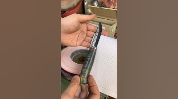 Mài Dao Puukko Cán Gỗ Ổn Định