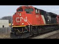 SD70M 2 Gives A Horn Salute Shorts Train Canadiannational Autoracks