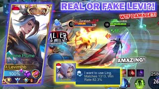 REAL OR FAKE?! | LING 1,3K MATCHES 82% WINRATE | LING FASTHAND GAMEPLAY - Levimlbb screenshot 4