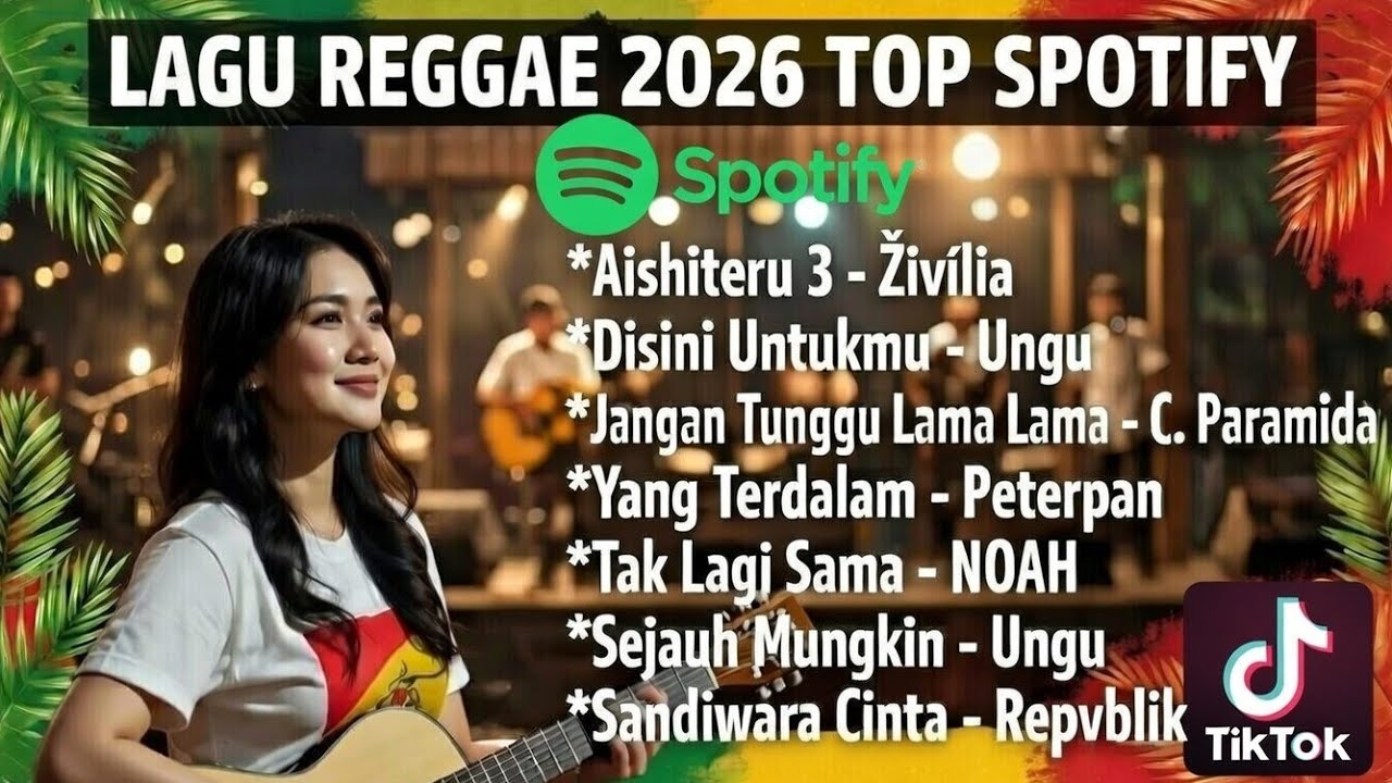 ENAK PARAH‼️  REGGAE COVER  INDONESIA TERBAIK 🌴 Lagu Cover Santai | 4XIA