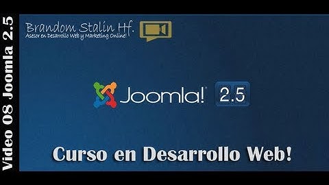 08 Curso de Joomla 2.5: Instalación de Joomla 1.5 para luego Migrar a 2.5 - Parte 2