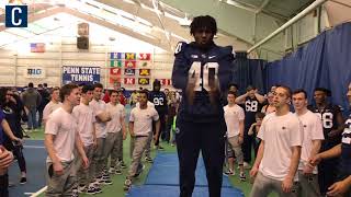 Penn State athletes spent some time with the kids at THON 2018 Athlete Hour