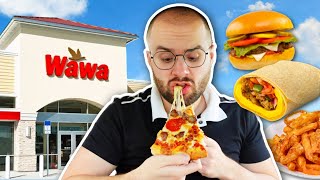 I Only Ate WAWA Gas Station Food for 24 HOURS!