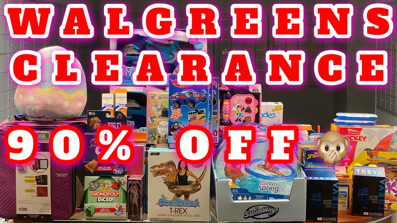 WALGREENS CLEARANCE‼️ 90 percent off🏃🏾🏃🏾🏃🏾 I GOT A LOT OF ITEMS😳😳