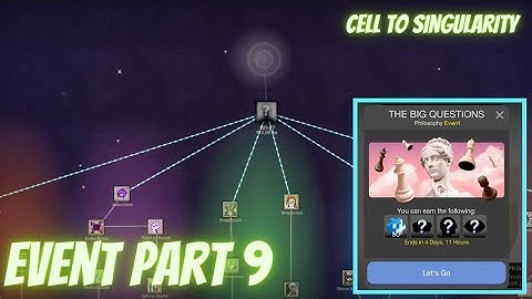 Cell to Singularity - Philosophy Event Part 9 #celltosingularity