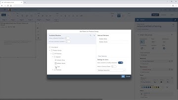 Create and work with required dimensions  SAP Analytics Cloud (S BOSS)