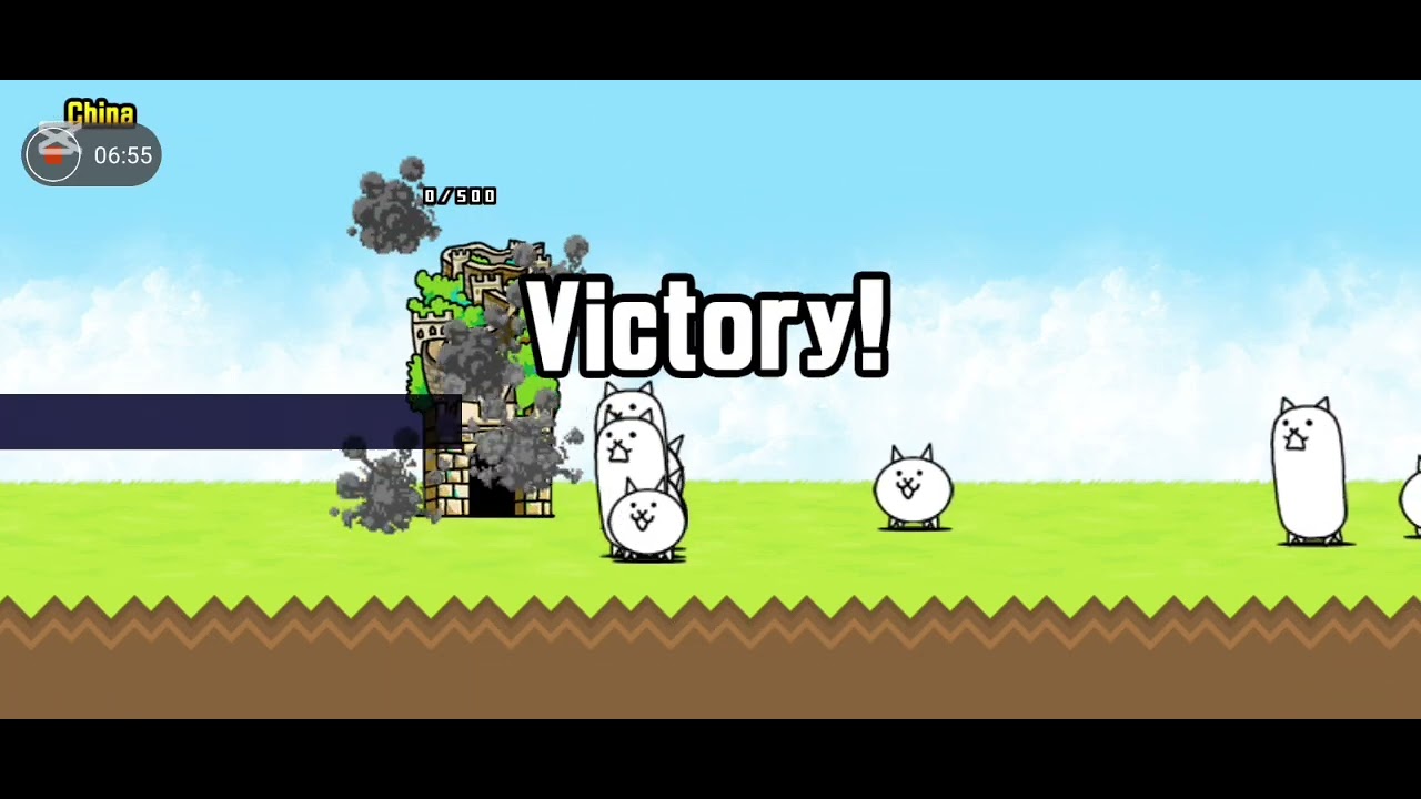 Playing Battle Cats!