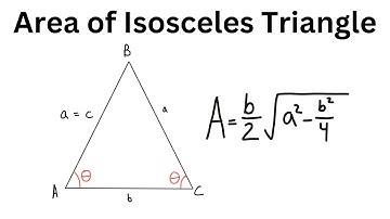 Area of Isosceles Triangle - Heron