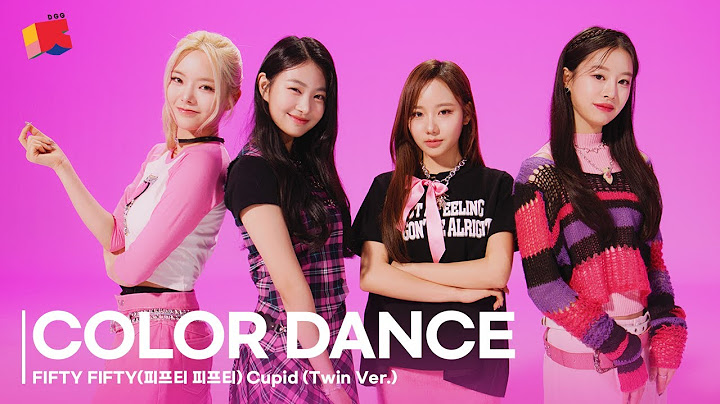 [COLOR DANCE] FIFTY FIFTY - Cupid (Twin Ver.) | 4K Performance video | #FIFTYFIFTY #Performance