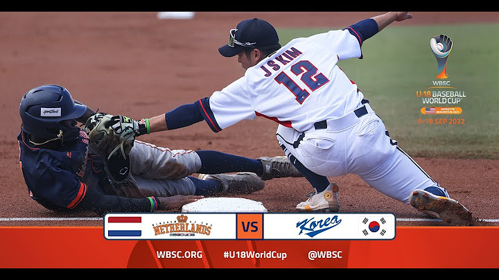 Highlights: 🇳🇱 Netherlands vs Korea 🇰🇷 - WBSC U-18 Baseball World Cup - Opening Round