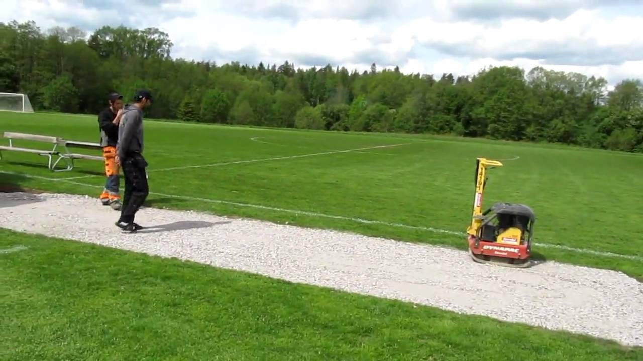 Makiing Of Cricket Pitch Tcc Youtube