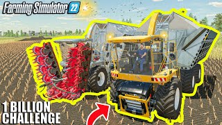 Harvesting 3.000.000L of MAIZE SILAGE w/ KRONE BUTCHER | 1 BILLION Challenge | Farming Simulator 22