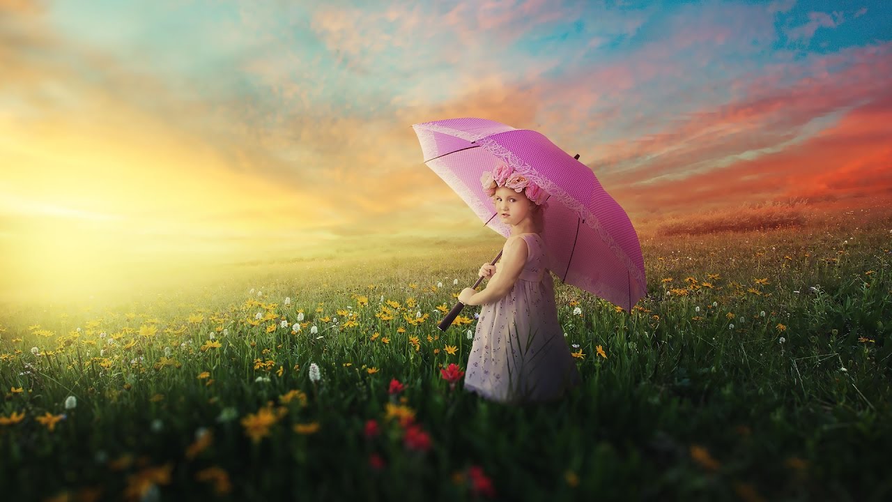 Manipulation Tutorial Flower Field (포토샵 합성 강좌 플라워 필드) YouTube