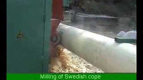 Log Lathe LL-41: Swedish cope milling