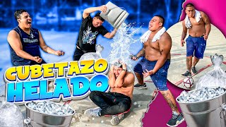 CUBETAZO HELADO | RETO DE FÚTBOL 🥶🪣