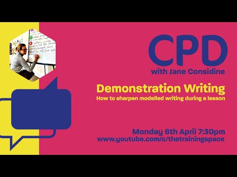 Session 1 - Demonstration Writing With Jane Considine