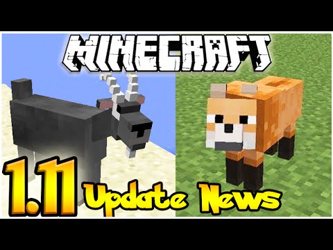 MINECRAFT 1.11 UPDATE NEWS & PREDICTIONS: FOXES & GOATS 