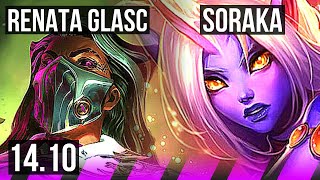 RENATA GLASC & Aphelios vs SORAKA & Jinx (SUP) | 2/3/18 | EUW Master | 14.10