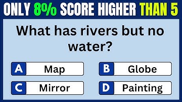 Only 8% Can Score Higher Than 5 In This GENERAL Knowledge Quiz? 🧠💡