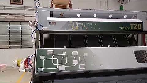 Dhall Color Sorter Machine - Mark T20 model Machine