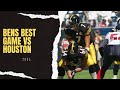 Ben roethlisbergers best game vs the houston texans