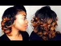 How To: Curl Straightened Natural Hair| NO HEAT DAMAGE