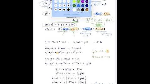 Math 110 ch02 sec02 - Cauchy Problem for the Wave Equation