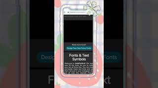 Tutorial Cute Aesthetic Font‼️#tutorial font,#pov screenshot 5