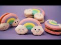 Pastel Rainbow Macarons 파스텔 레인보우 마카롱 만들기ㅣSUGAR BEAN