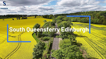 South Queensferry from Above | The Forth Bridge, Queensferry Crossing & Inchcolm Abbey in 4K